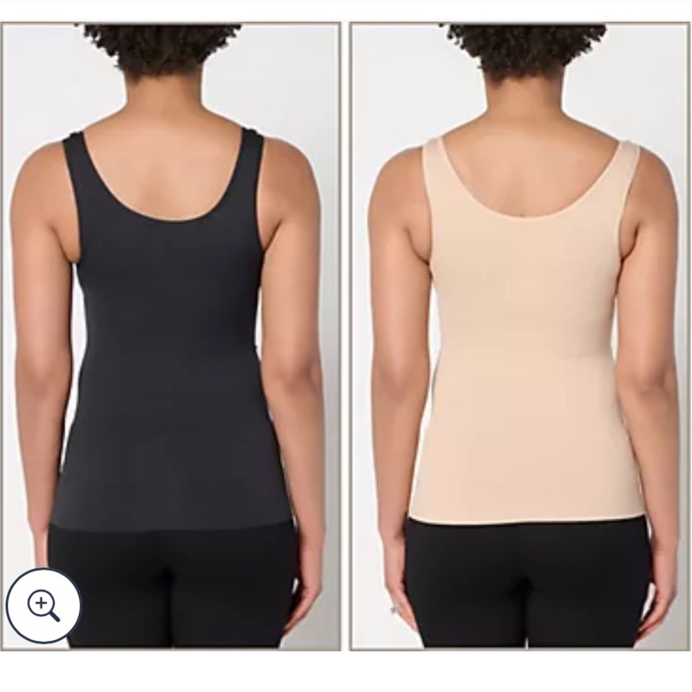 Shapermint All Day Every day Black Tank Cami (L)